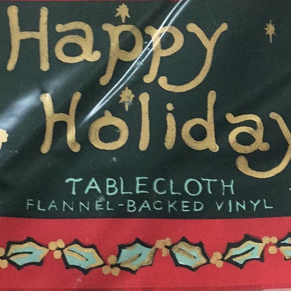 Holiday Tablecloth. Oblong, 60”x 84”. - Picture 3 of 5